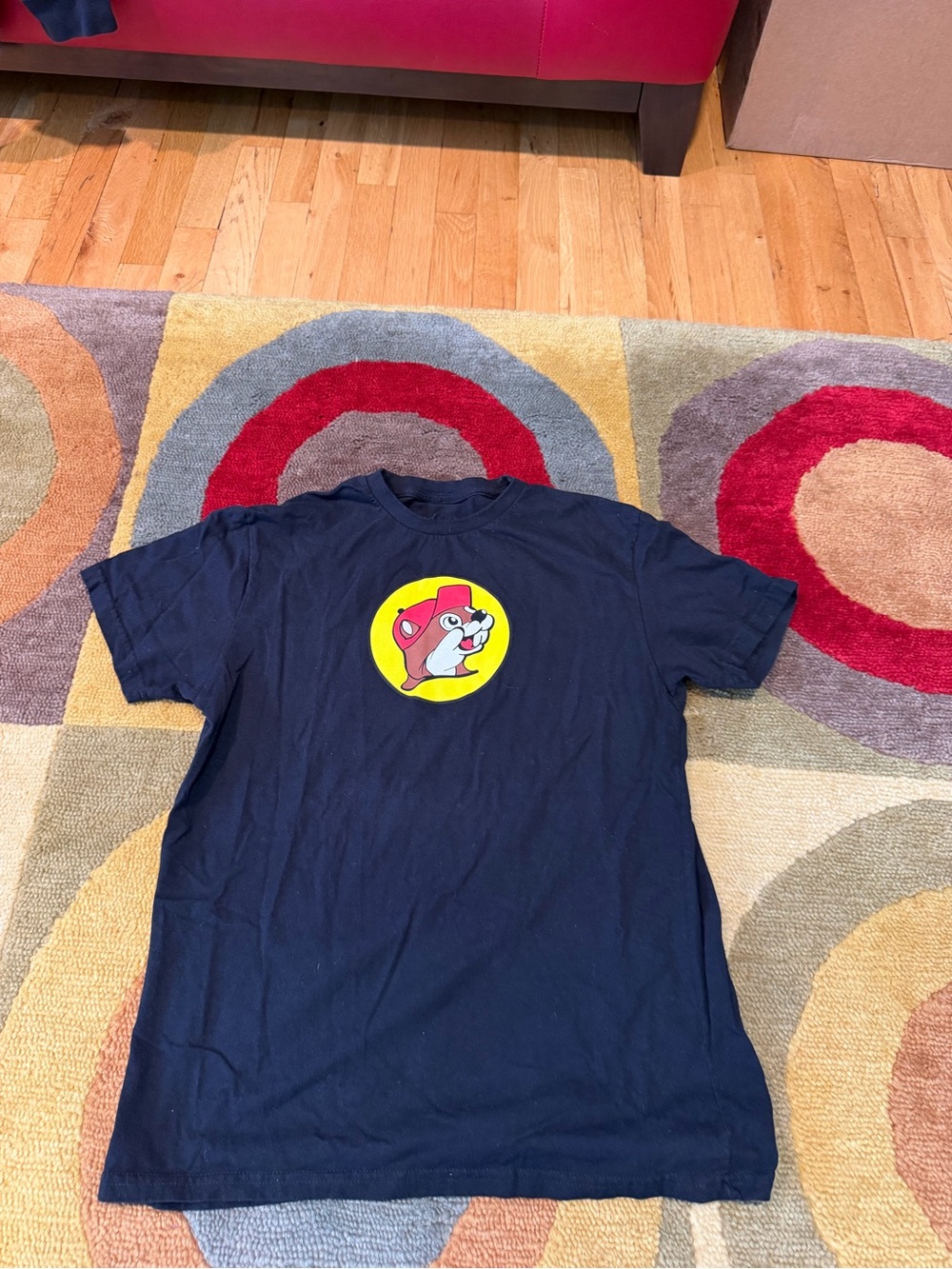 Buc-ee’s Logo Tee Shirt Beaver Mascot Short Sleeve Men’s Size Medium Runs Small